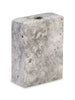 Epode Lysestage 8,5 cm, travertin silver fra Wabi Sabi Nordic
