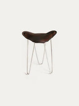 TRIFOLIUM Stool fra OX Denmarq - Blankt / Mocca læder - Jacobsen Plus