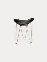 TRIFOLIUM Stool fra OX Denmarq - Blankt / Sort læder - Jacobsen Plus