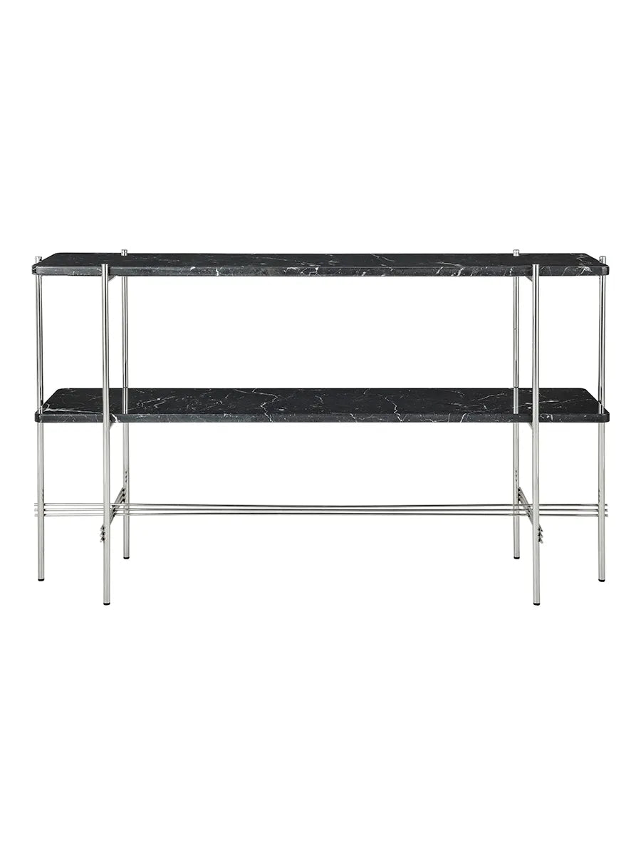 TS Console, 2 rack fra GUBI - Sort - Poleret stål - Jacobsen Plus