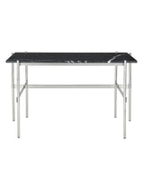 TS Desk 120x60 fra GUBI - Black Marquina - Stål stel - Jacobsen Plus