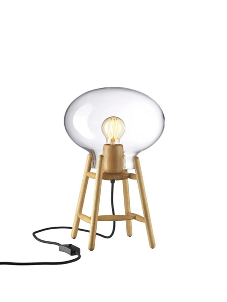 U4 Hiti Bordlampe, klart glas/eg fra FDB Møbler - 1 - Jacobsen Plus