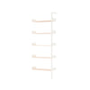 Alabaster w. Lacquered Oak shelves