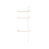 Alabaster w. Lacquered Oak shelves