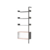 Anthracite w. Anthracite shelves