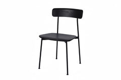 Crawford spisebordsstol, sort eg fra Stellar Works