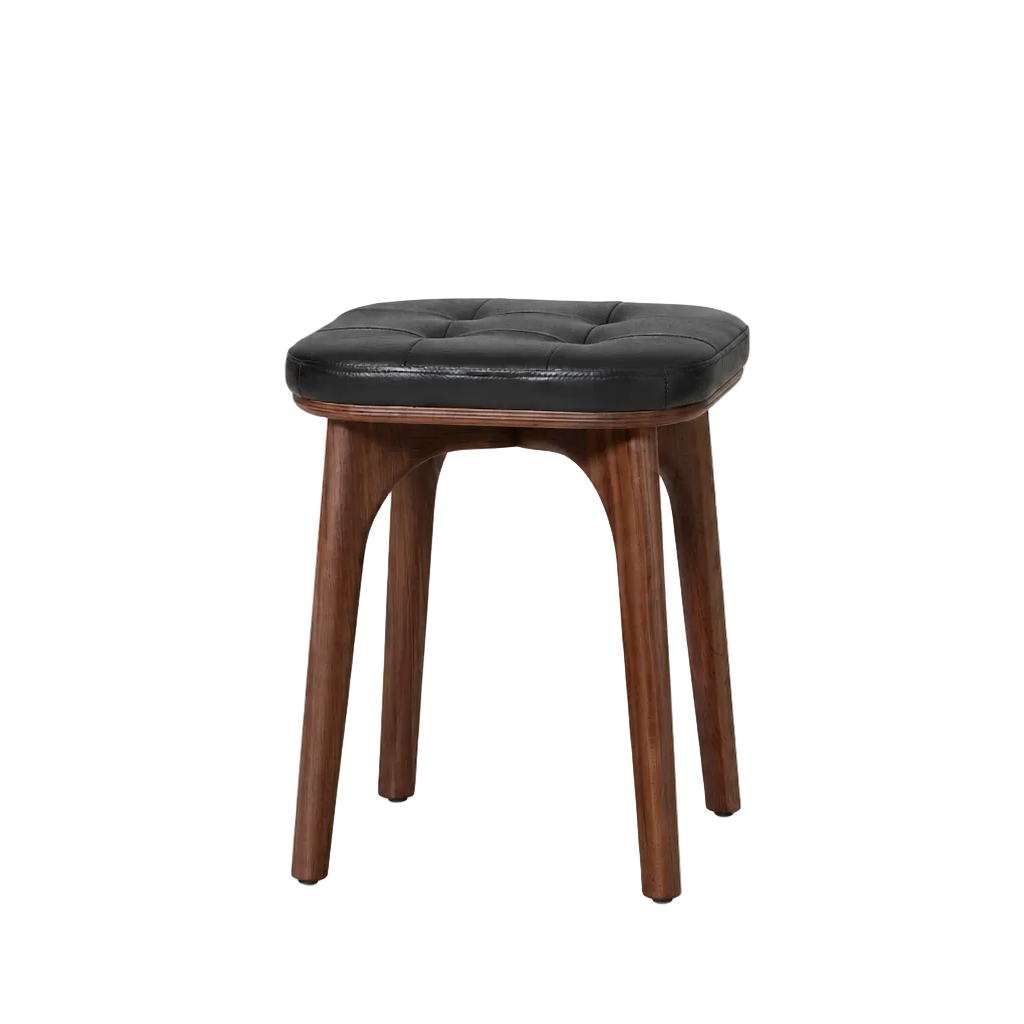 Utility Stool SH460 - Walnut - Camo Sierra Black fra Stellar Works - 1 - Jacobsen Plus