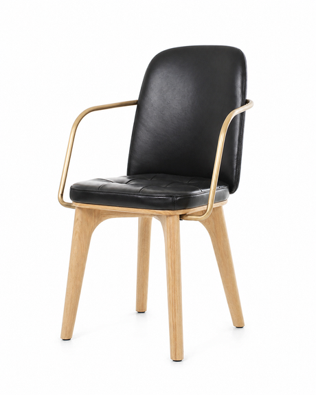 Utility Highback Armchair - Oak - Caress 1509 fra Stellar Works - 1 - Jacobsen Plus