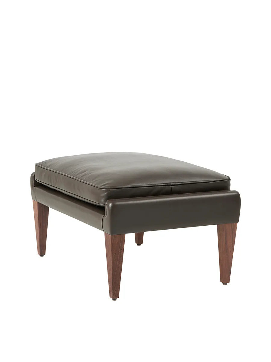 V11 Ottoman, smooth leather coffee fra GUBI - 1 - Jacobsen Plus