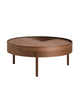 Arc Coffee Table, Ø 89 cm fra Woud