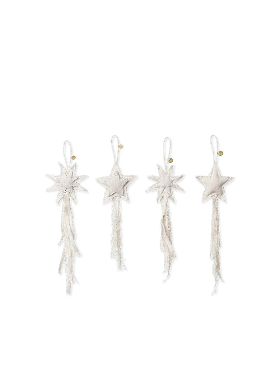 Vela Star Ornaments, sæt á 4 stk. fra Ferm Living - 1 - Jacobsen Plus