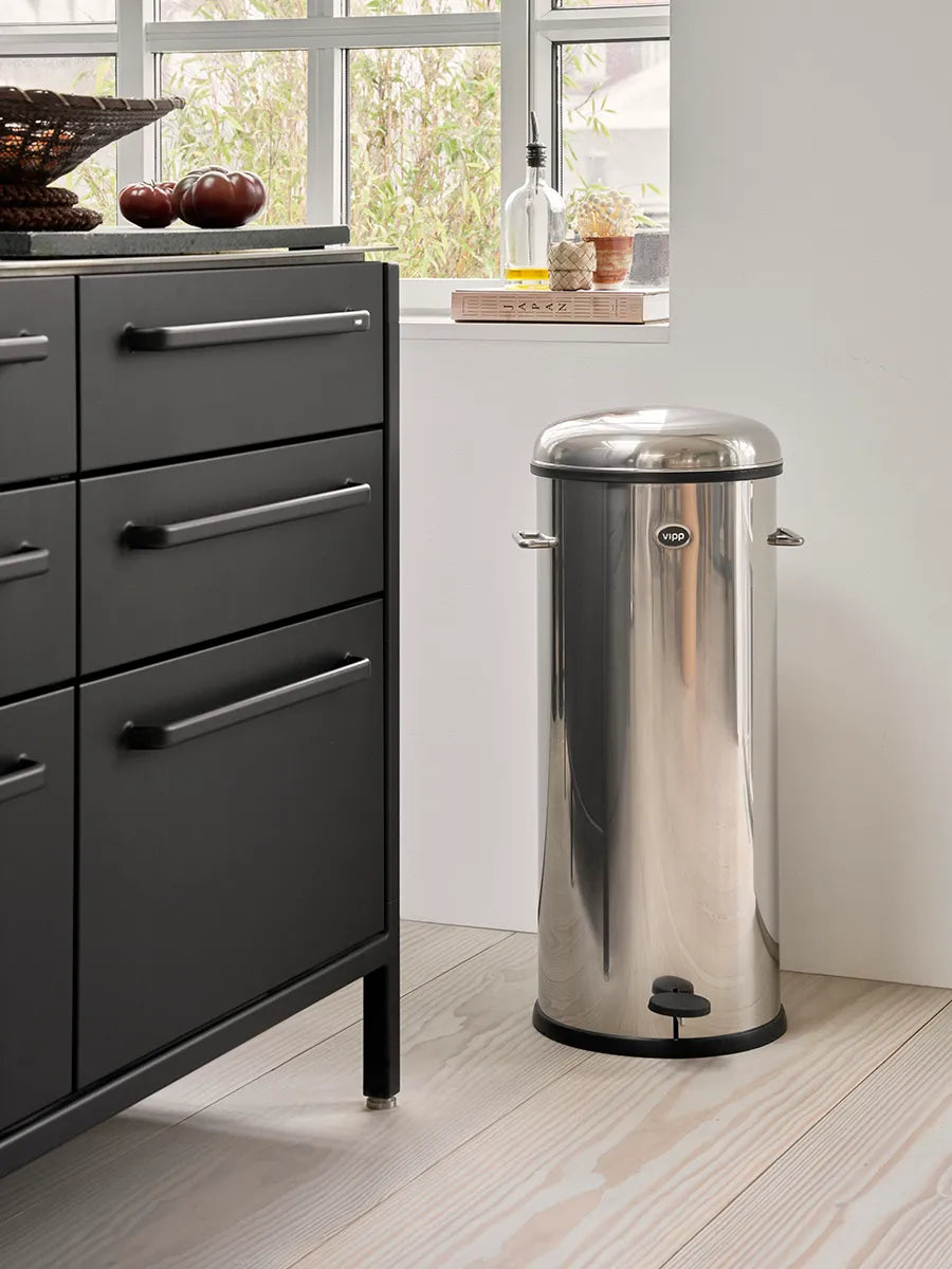 Pedalspand VIPP17 - 30 L, Stainless Steel fra Vipp