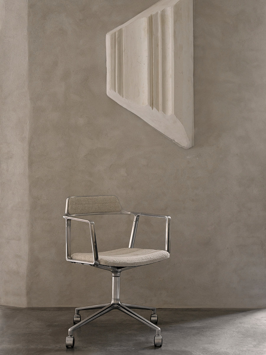 VIPP452 Swivel Chair m/hjul, Wavy tekstil fra Vipp - 2 - Jacobsen Plus