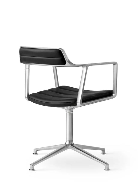 VIPP452 Swivel Chair, sort læder fra Vipp - 3 - Jacobsen Plus