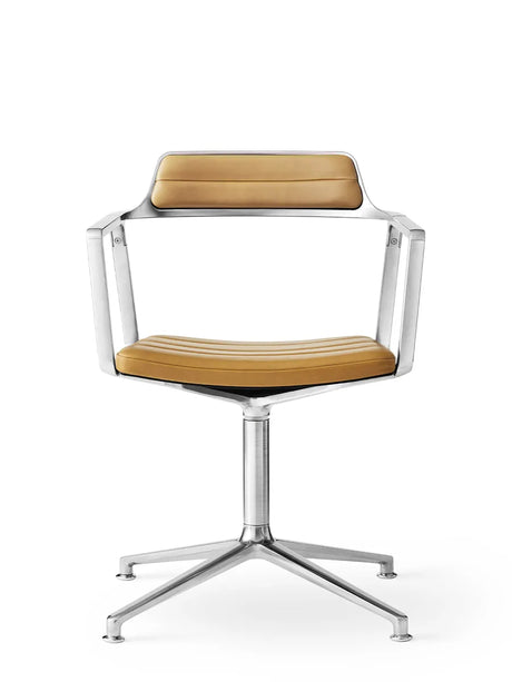 VIPP452 Swivel Chair, sand læder fra Vipp - 1 - Jacobsen Plus