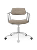 VIPP453 Swivel+ Chair m/hjul, dark sand tekstil fra Vipp