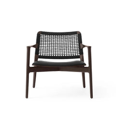 Cabin loungestol, dark oak/black fra Vipp