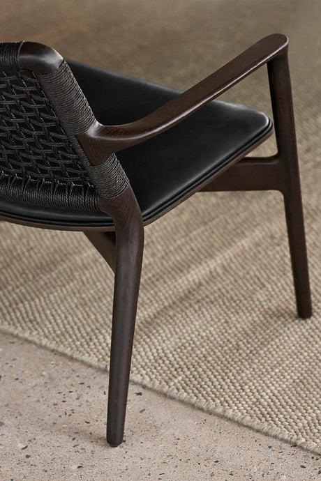 Cabin loungestol, dark oak/black fra Vipp - 3 - Jacobsen Plus