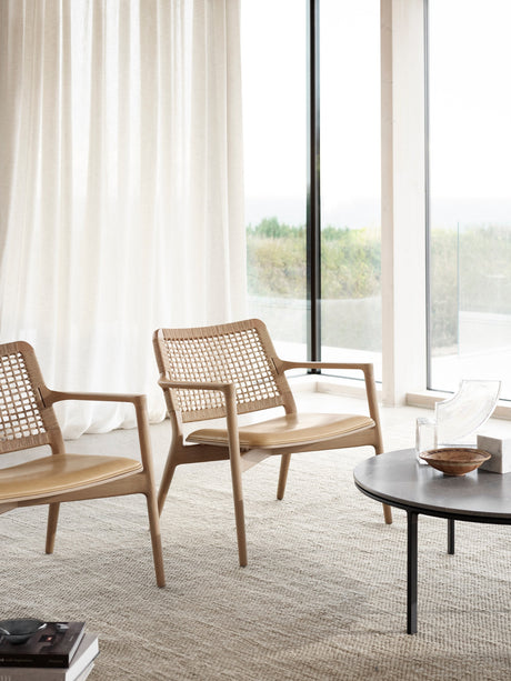 Cabin loungestol, light oak/camel fra Vipp - 3 - Jacobsen Plus