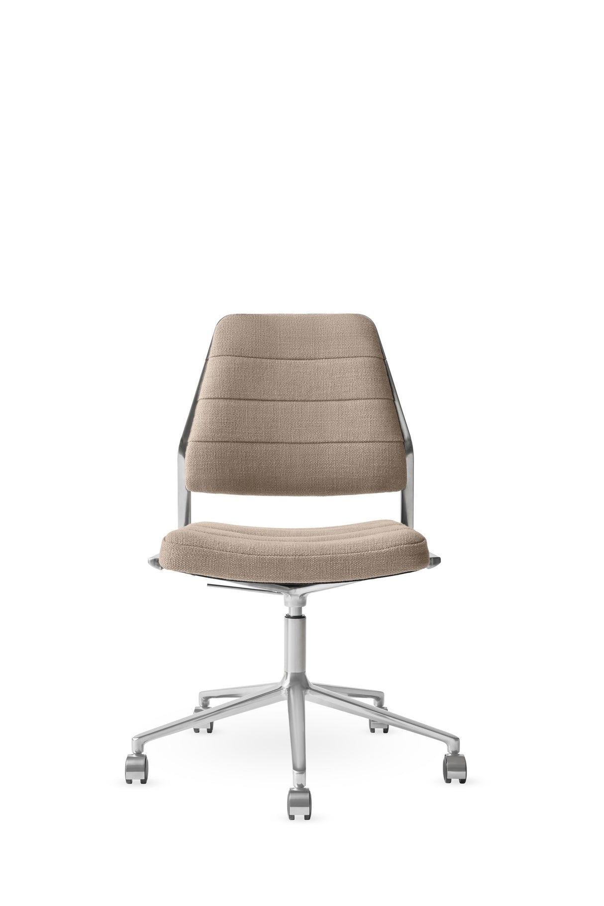 Vipp454+ Swivel Chair m/hjul - Dark sand tekstil - Jacobsen Plus