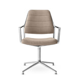 Vipp455 Swivel Chair m/hjul - Dark sand tekstil - Jacobsen Plus