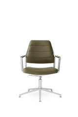 Vipp455+ Swivel Chair - Bosco grøn læder - Jacobsen Plus