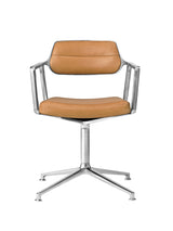 VIPP453 Swivel Chair fra Vipp - Sand læder - Jacobsen Plus