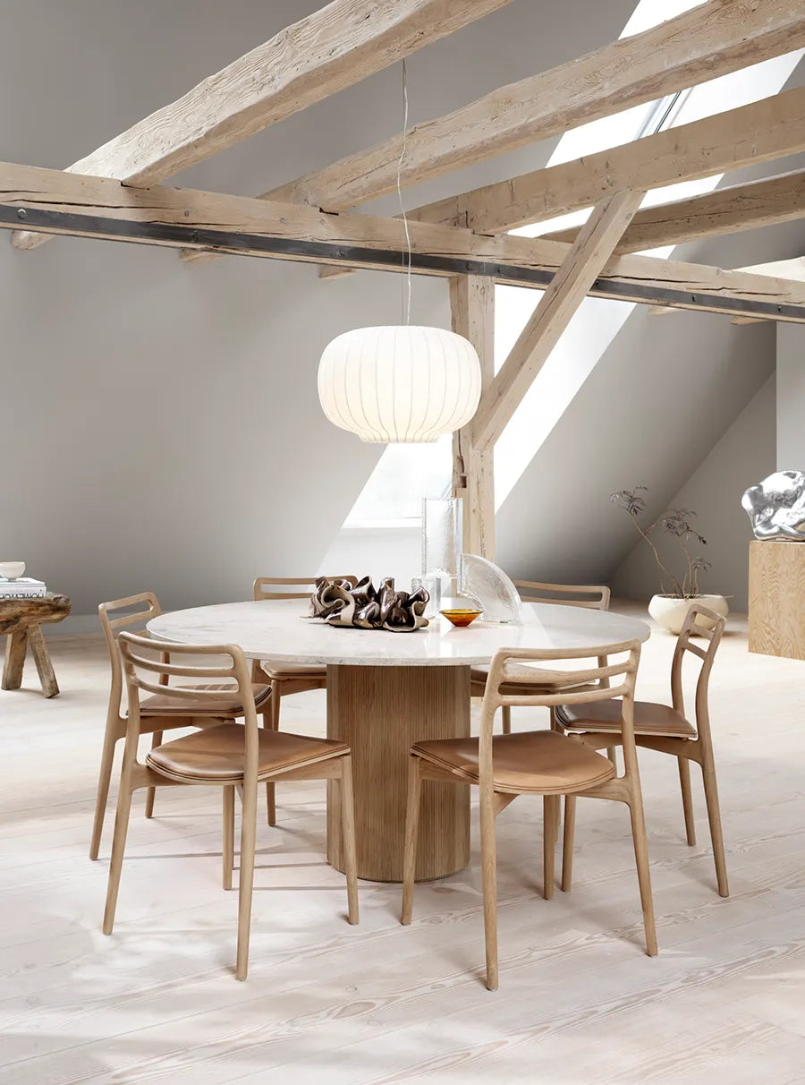 Cabin bord Ø150, beige marmor fra Vipp - 2 - Jacobsen Plus
