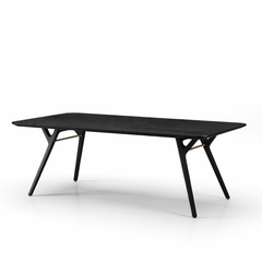 Rén spisebord W210, onyx eg fra Stellar Works