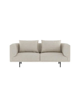 Vipp - Chimney 2-Personers Sofa - Wavy - Sort pulverlakeret stel - Jacobsen Plus