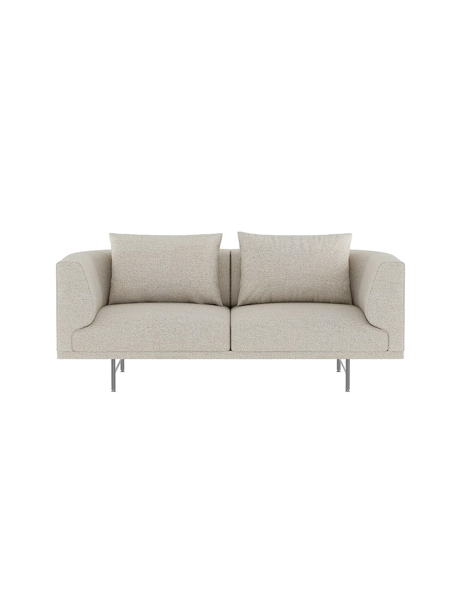 Vipp - Chimney 2-Personers Sofa - Wavy - Rustfrit stål stel - Jacobsen Plus