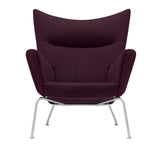 CH445 Wing Chair af Hans J. Wegner - Tekstil: Fiord 591 - Jacobsen Plus
