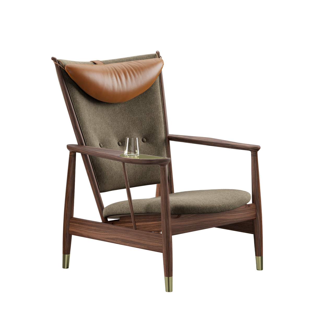 Whiskystolen af Finn Juhl - Hallingdal 227 / Elegance (cognac) - Jacobsen Plus