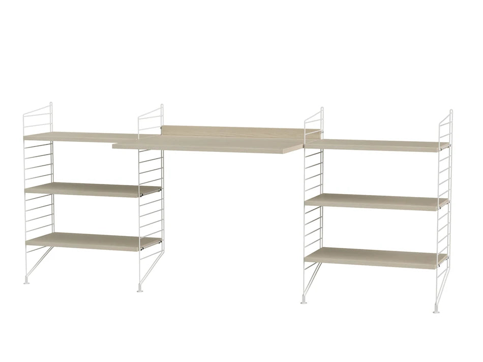 Kontor, bundle D fra String - Hvid - ask - Jacobsen Plus