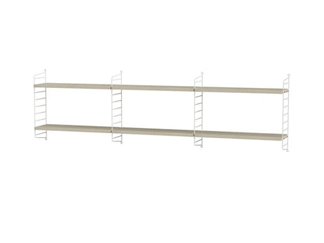 Soveværelse, bundle E fra String - Hvid - ask - Jacobsen Plus