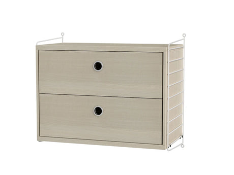 Soveværelse, bundle A fra String - Hvid - ask - Jacobsen Plus