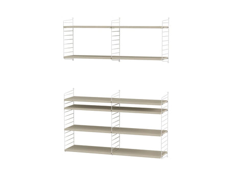 Reol, Living room N fra String - Hvid - ask - Jacobsen Plus