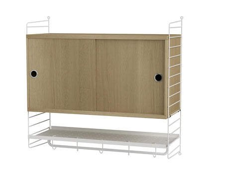 Soveværelse, bundle F fra String - Hvid - eg - Jacobsen Plus