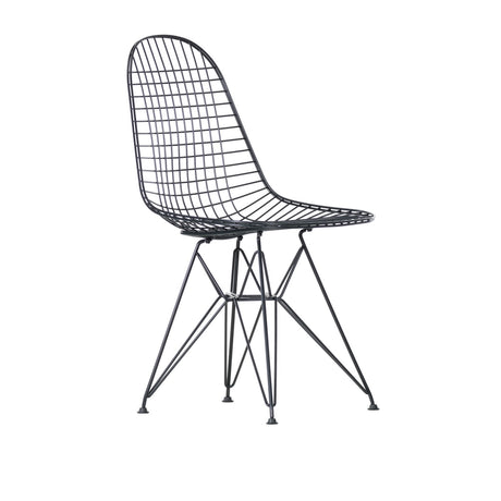 Vitra x Muuto havemøbelsæt med 1 Linear Steel Taupe bord 140 x 75, og 4 sorte Eames Wire Chairs (DKR) - 4 - Jacobsen Plus