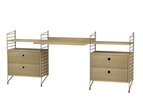 Kontor, bundle C fra String - Brun - eg - Jacobsen Plus