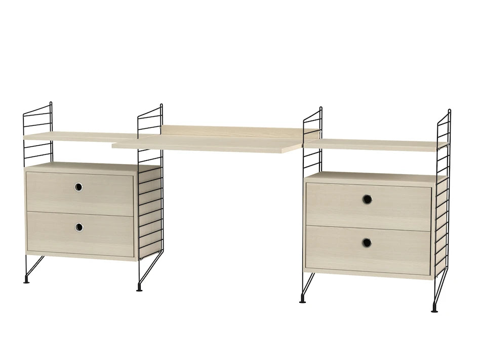 Kontor, bundle C fra String - Sort - ask - Jacobsen Plus