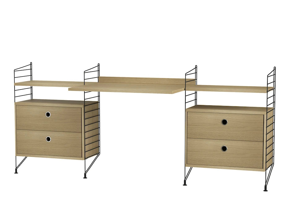 Kontor, bundle C fra String - Sort - eg - Jacobsen Plus