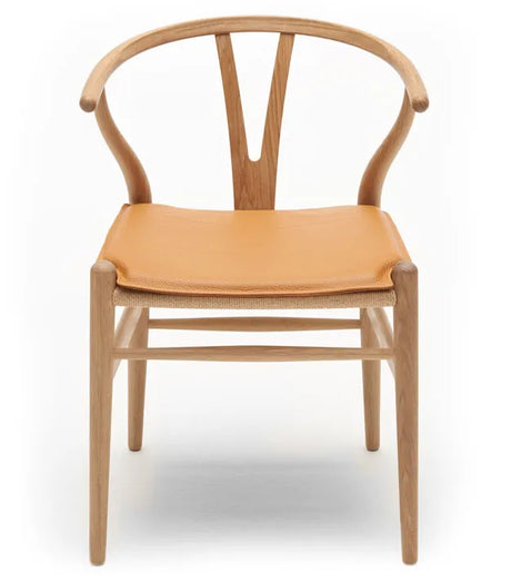 Hynde til Y-stol CH24 fra Carl Hansen & Søn - Golden Brown 7050 - Jacobsen Plus