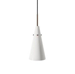 Yama Pendant Glass Middle EU E14 5,5W Glass white fra Stellar Works
