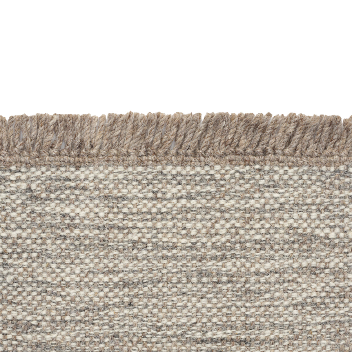 Yield Melange Naturally Coloured Fringes tæppe, 0152 fra Kvadrat - 3 - Jacobsen Plus