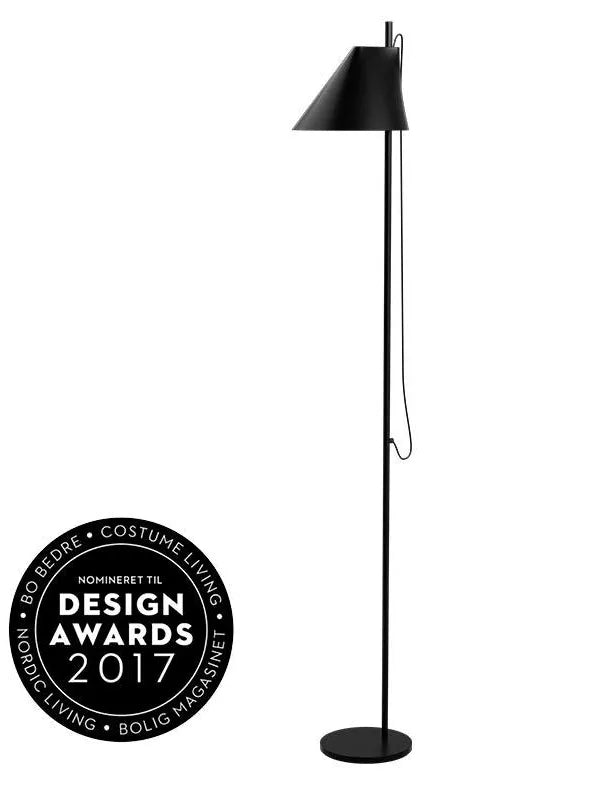 Yuh gulvlampe fra Louis Poulsen - Sort - Jacobsen Plus